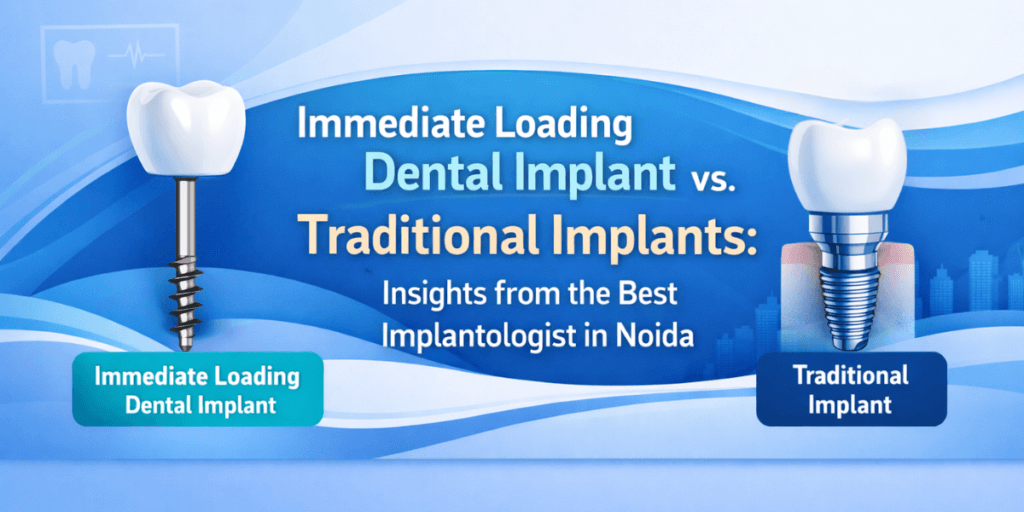 Immediate Loading Dental Implant vs. Traditional Implants: Insights from the Best Implantologist in Noida