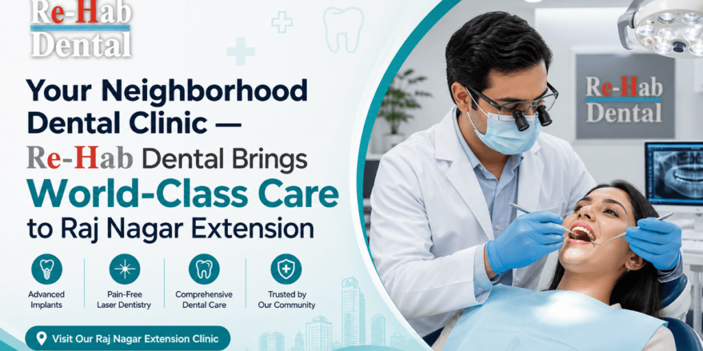 Your Neighborhood Dental Clinic — Re-Hab Dental Brings World-Class Care to Raj Nagar Extension