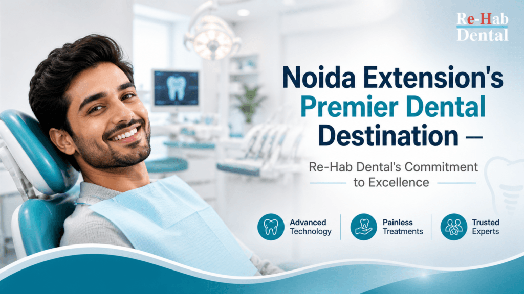Noida Extension’s Premier Dental Destination — Re-Hab Dental’s Commitment to Excellence​